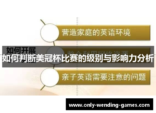 如何判断美冠杯比赛的级别与影响力分析